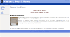 Desktop Screenshot of masonicboardgame.com